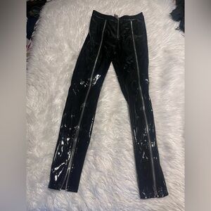 Dolls kill poster Grl zipper vinyl pants